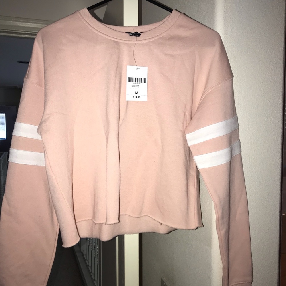 Crop sweatshirt pale pink 💗